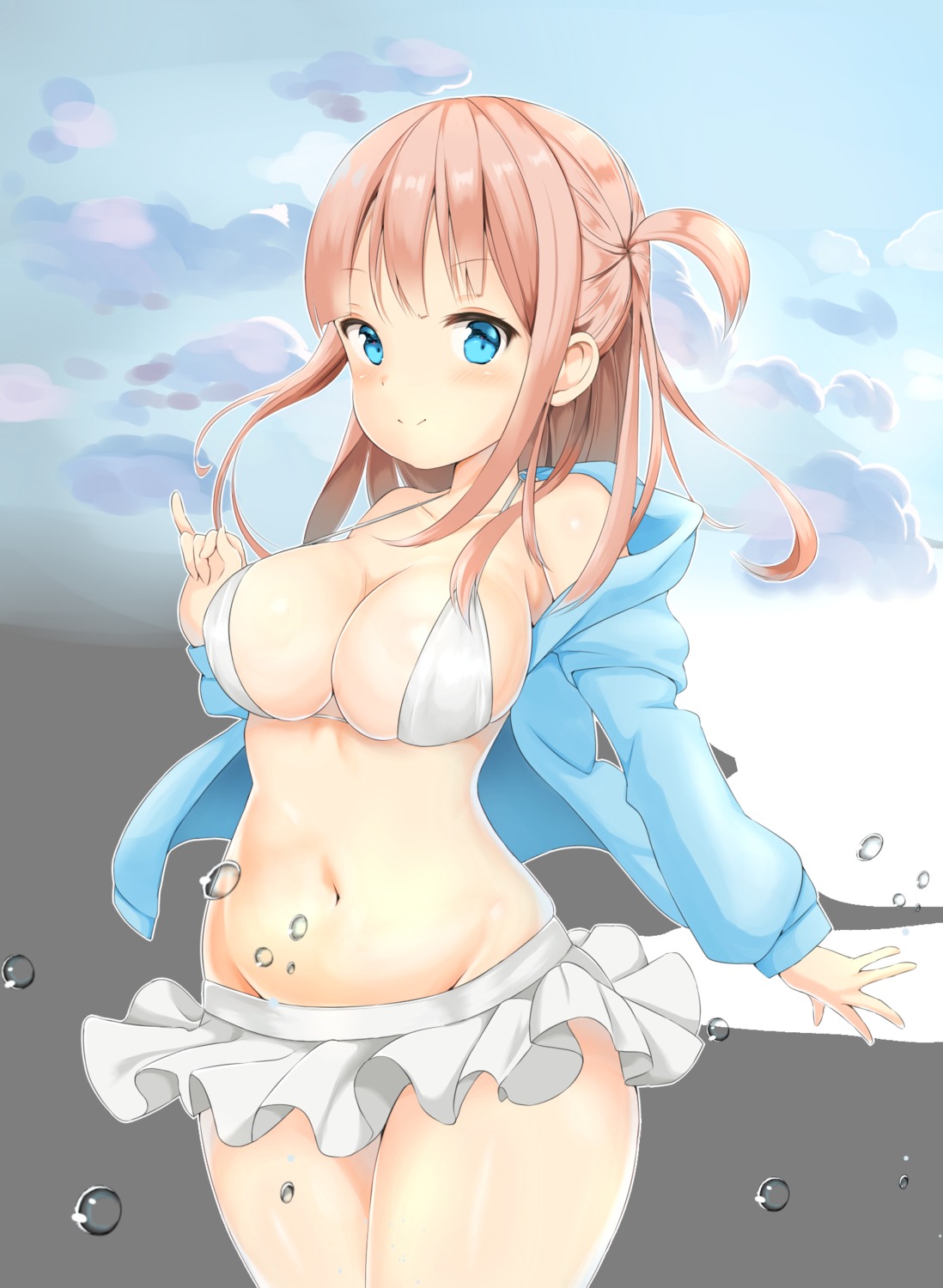 aymusk bikini cleavage open_shirt swimsuits transparent_png