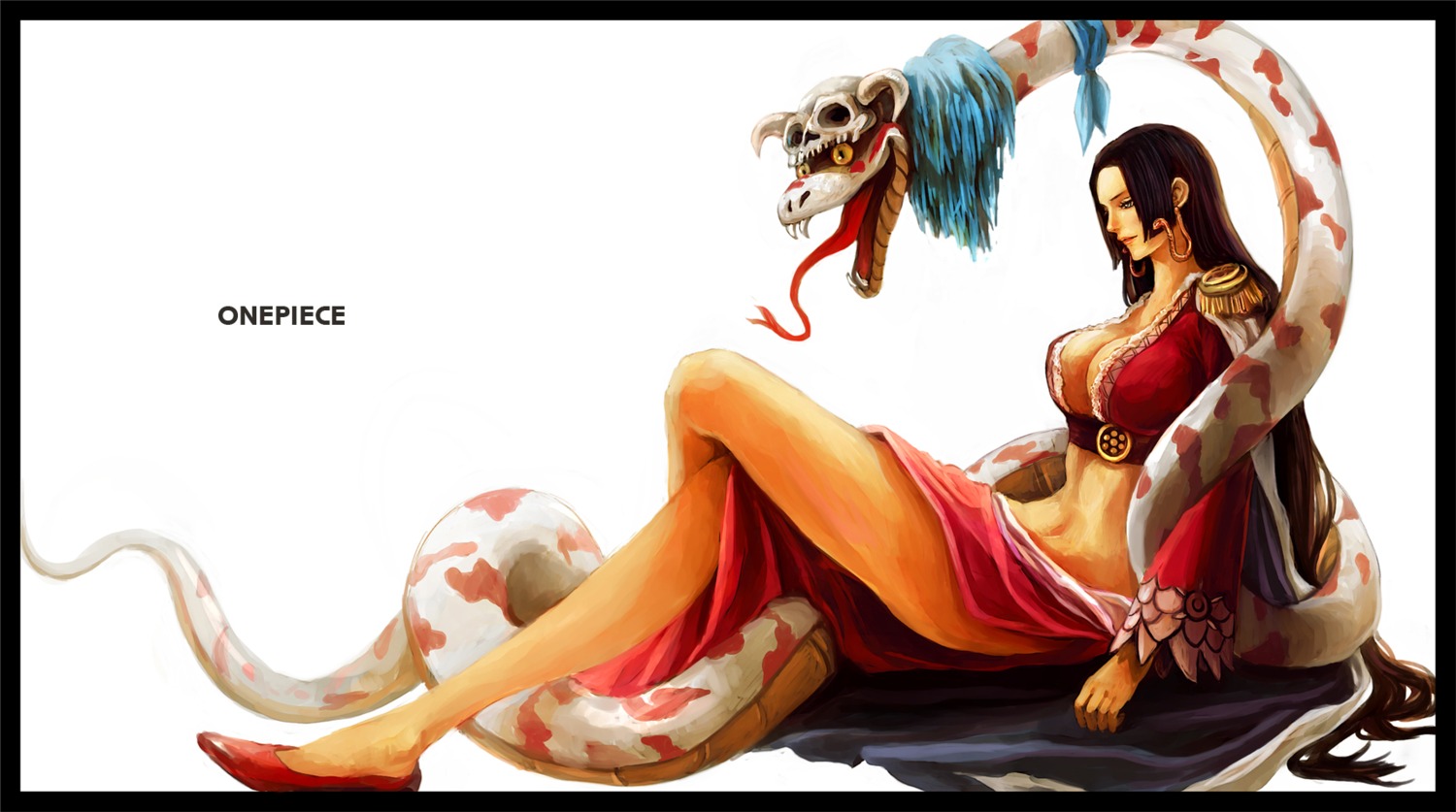 boa_hancock cleavage one_piece salome tsuyomaru