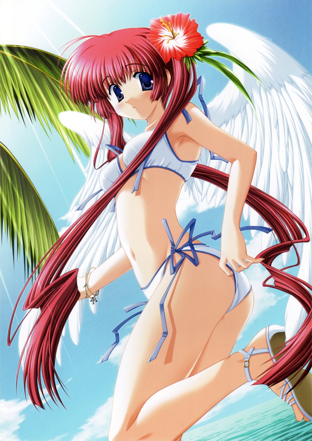 arisue_tsukasa bikini screening swimsuits usotsuki_wa_tenshi_no_hajimari wings