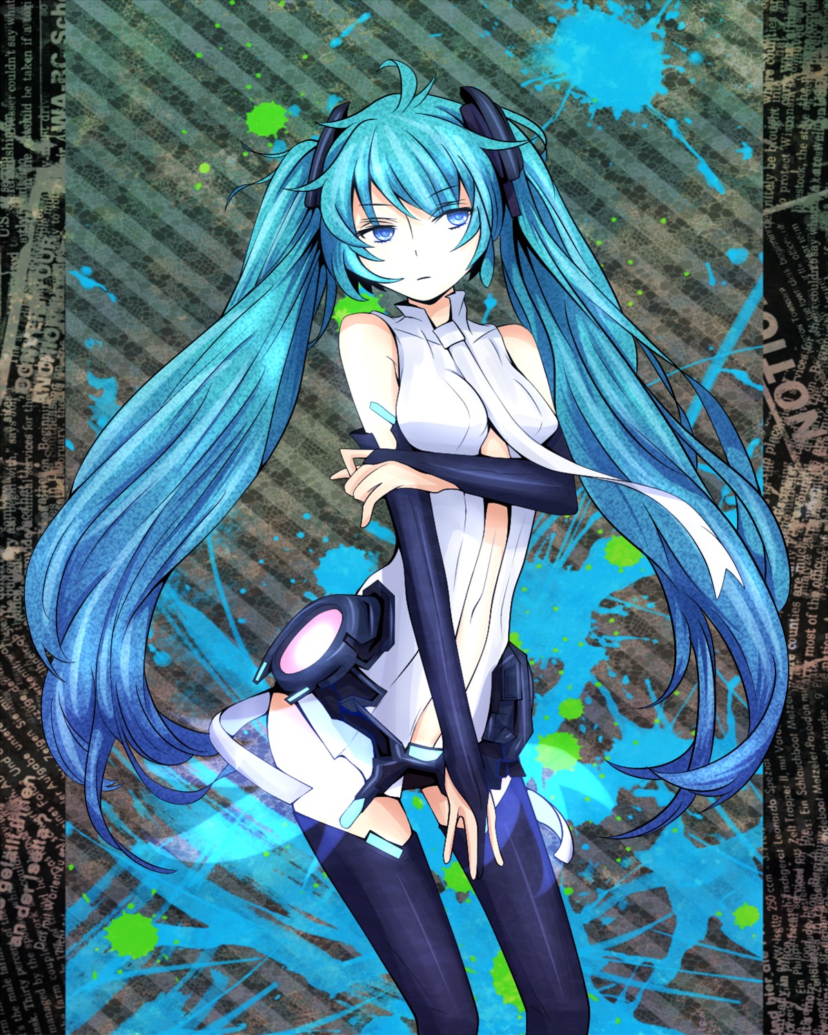 hatsune_miku langjiao miku_append vocaloid vocaloid_append