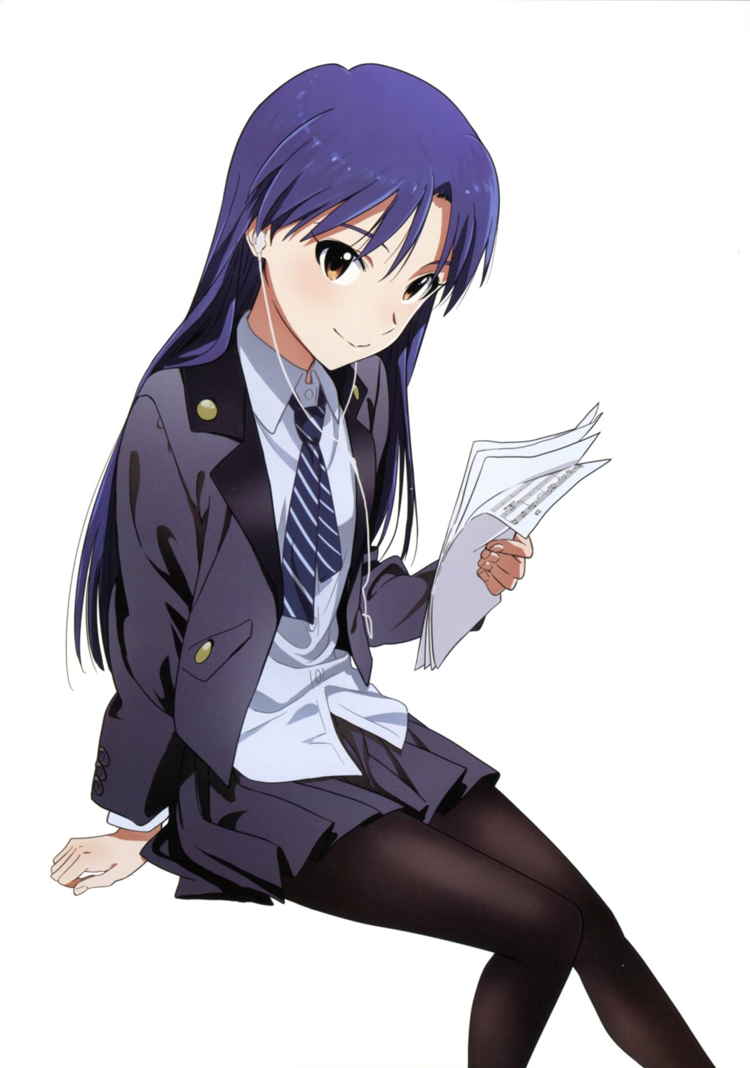 headphones kisaragi_chihaya nishigori_atsushi pantyhose the_idolm@ster