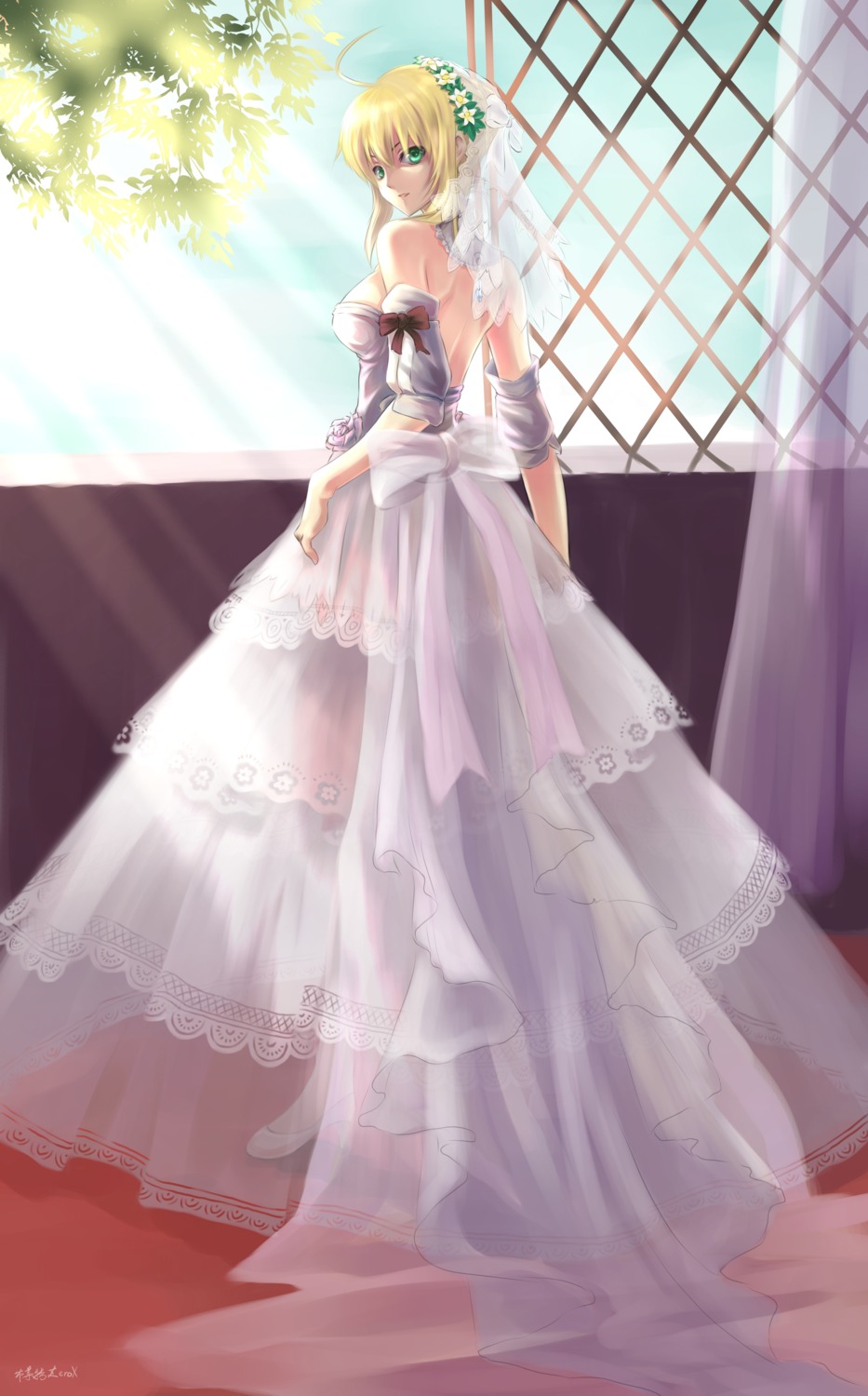 No Bra Under Wedding Dress 10