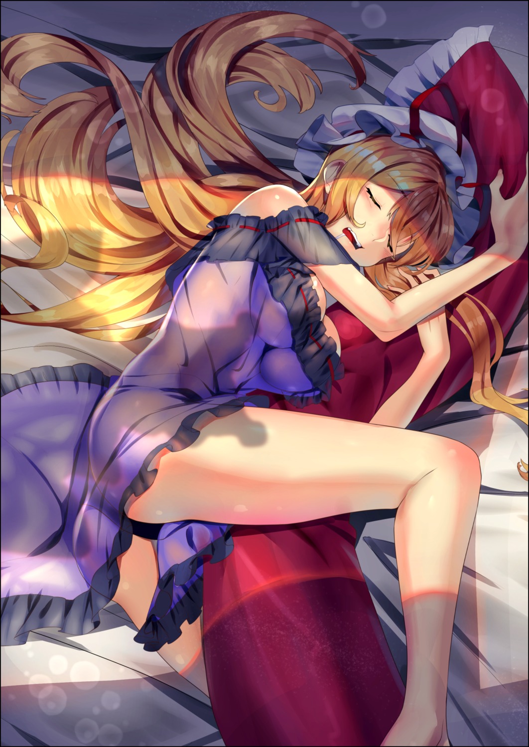 ass lingerie pantsu scottie see_through touhou yakumo_yukari