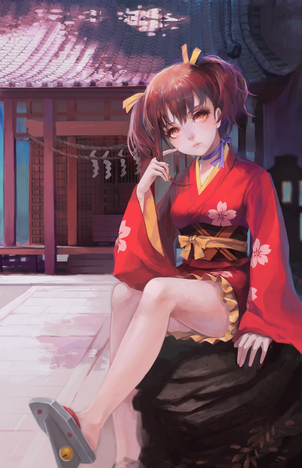 fuwa_(fuwaffy) heels kimono koutetsujou_no_kabaneri mumei