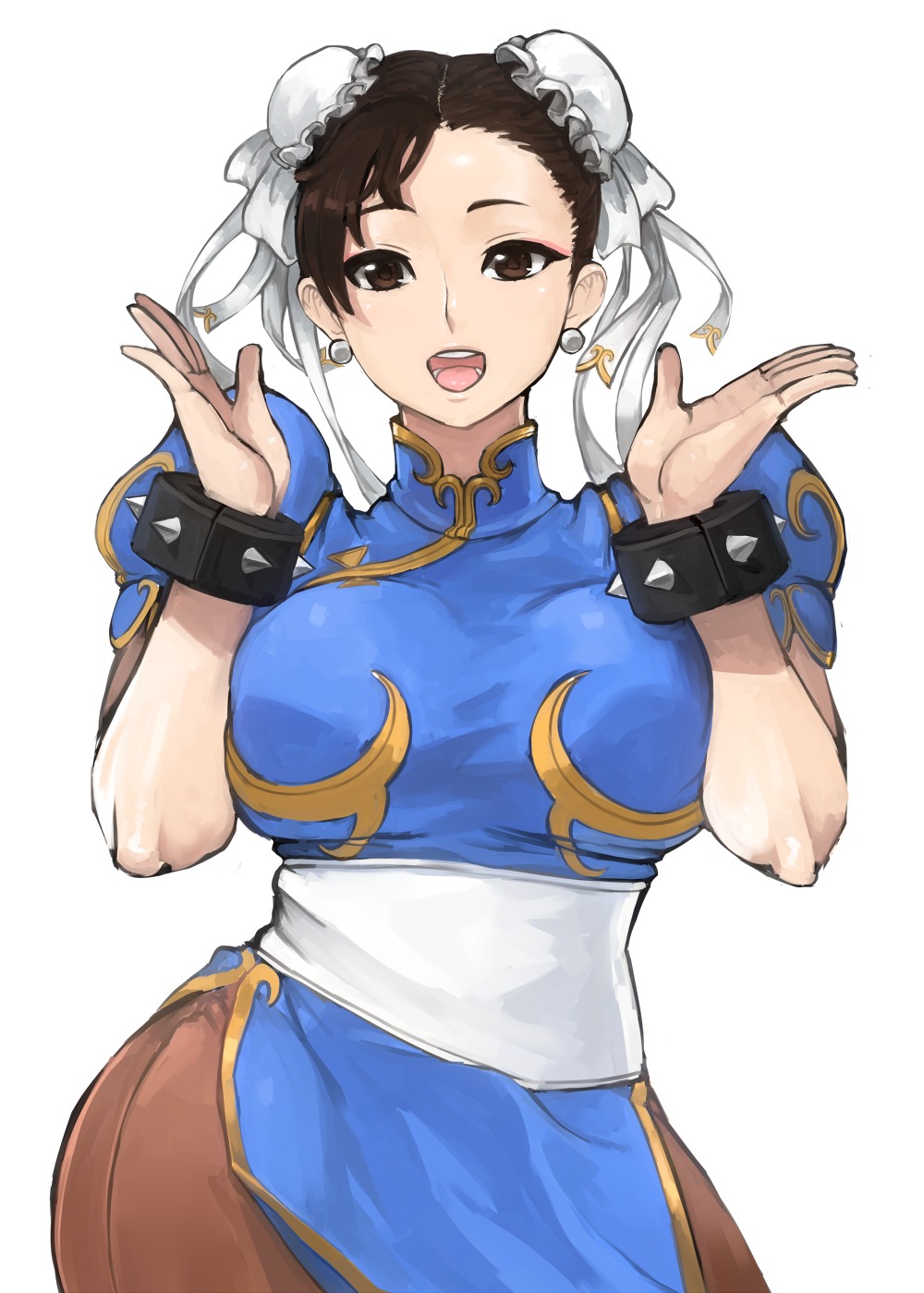 chinadress chun_li dress madarame pantyhose street_fighter