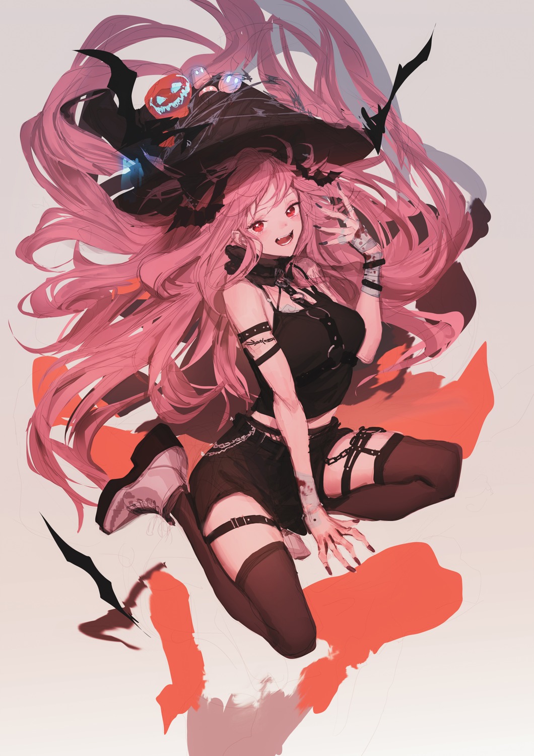 bandages blood garter halloween lm7 stockings thighhighs witch