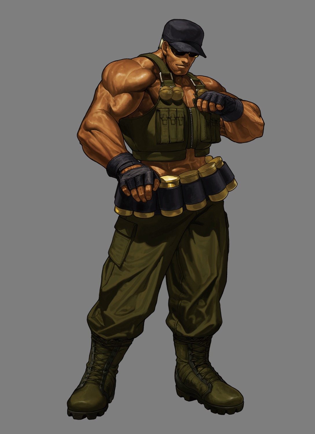 clark_still eisuke_ogura king_of_fighters king_of_fighters_xiii male snk transparent_png