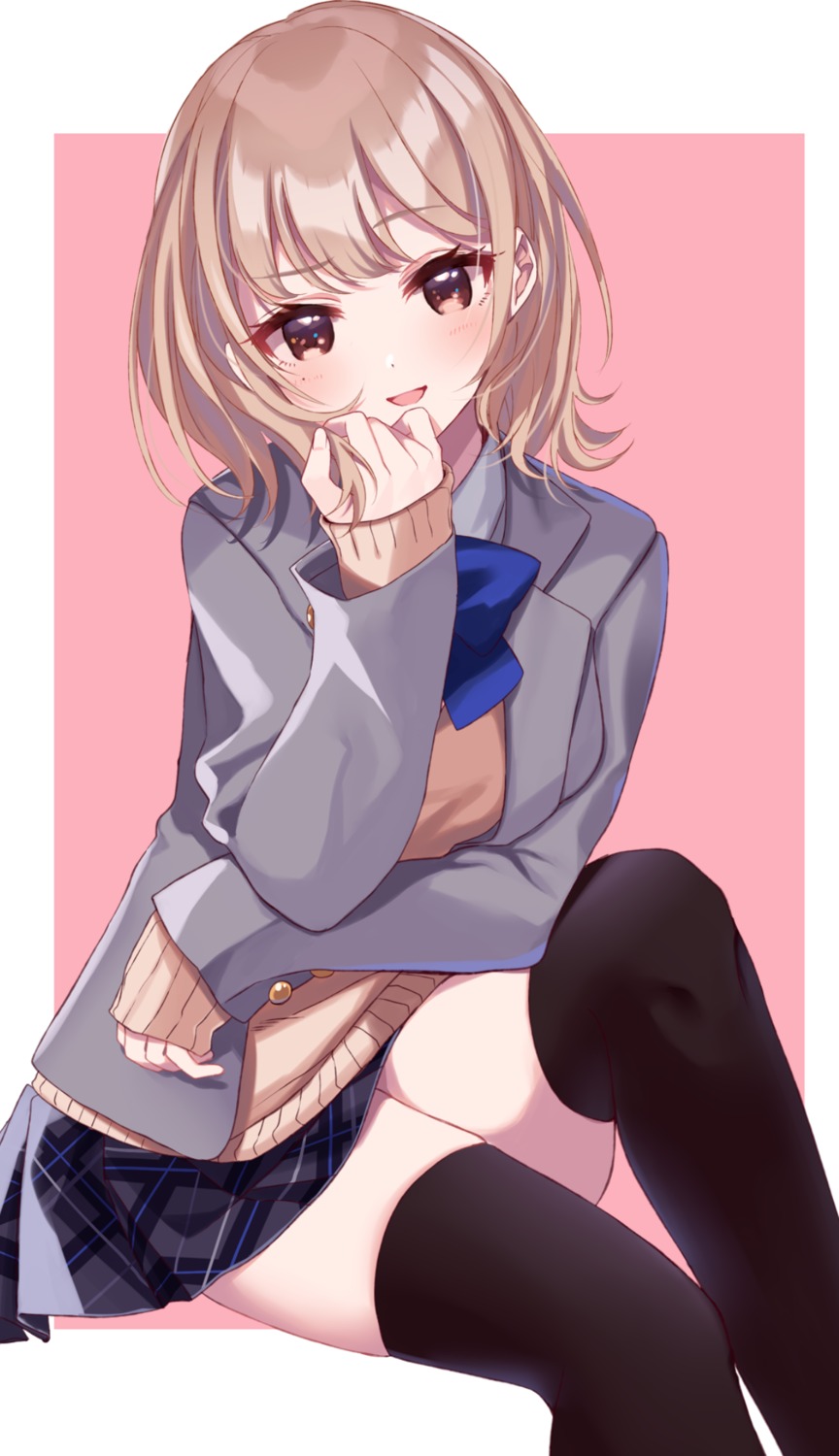 misumi seifuku sweater thighhighs