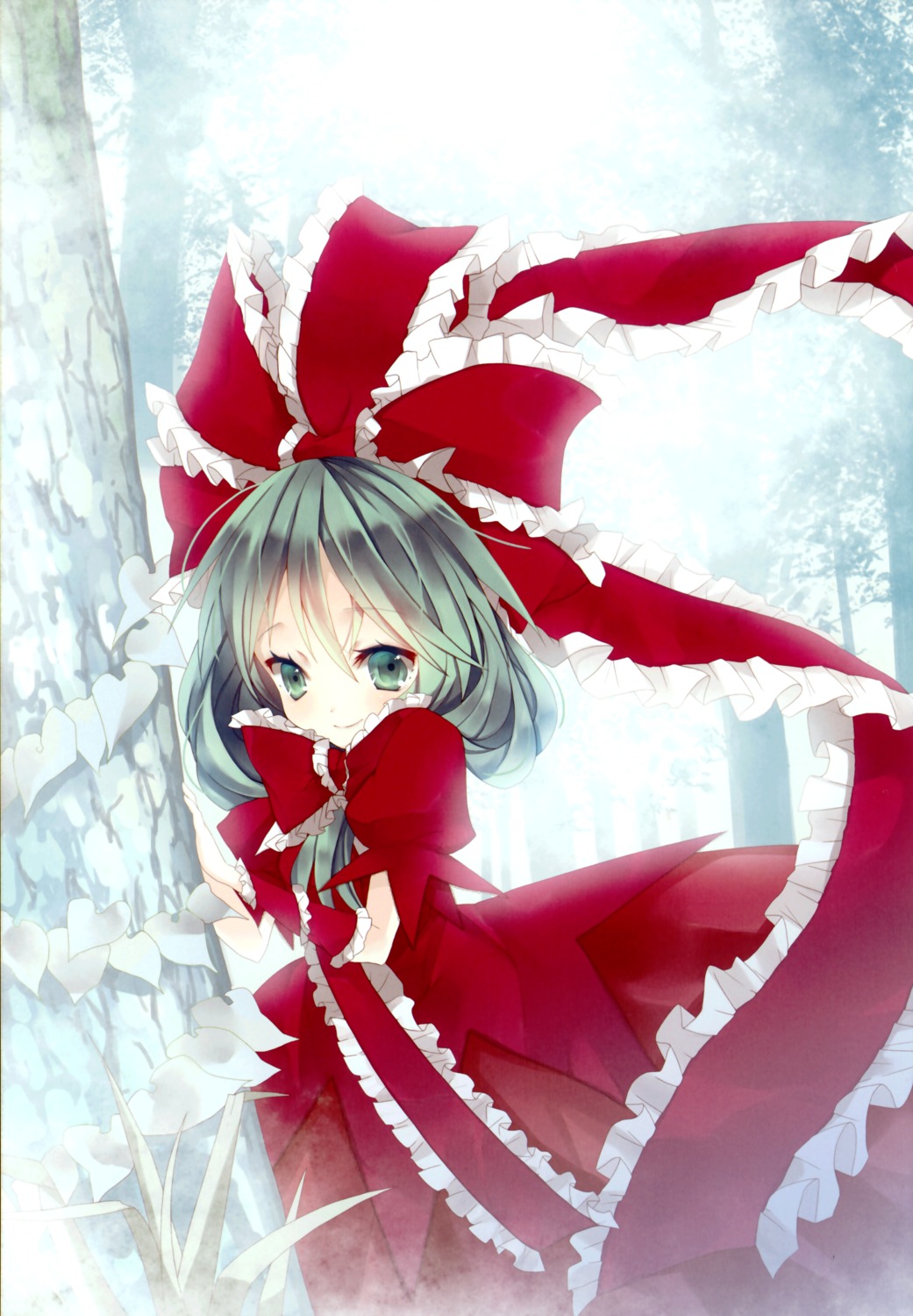 color_issue kagiyama_hina matsuda_shima stripe2 touhou