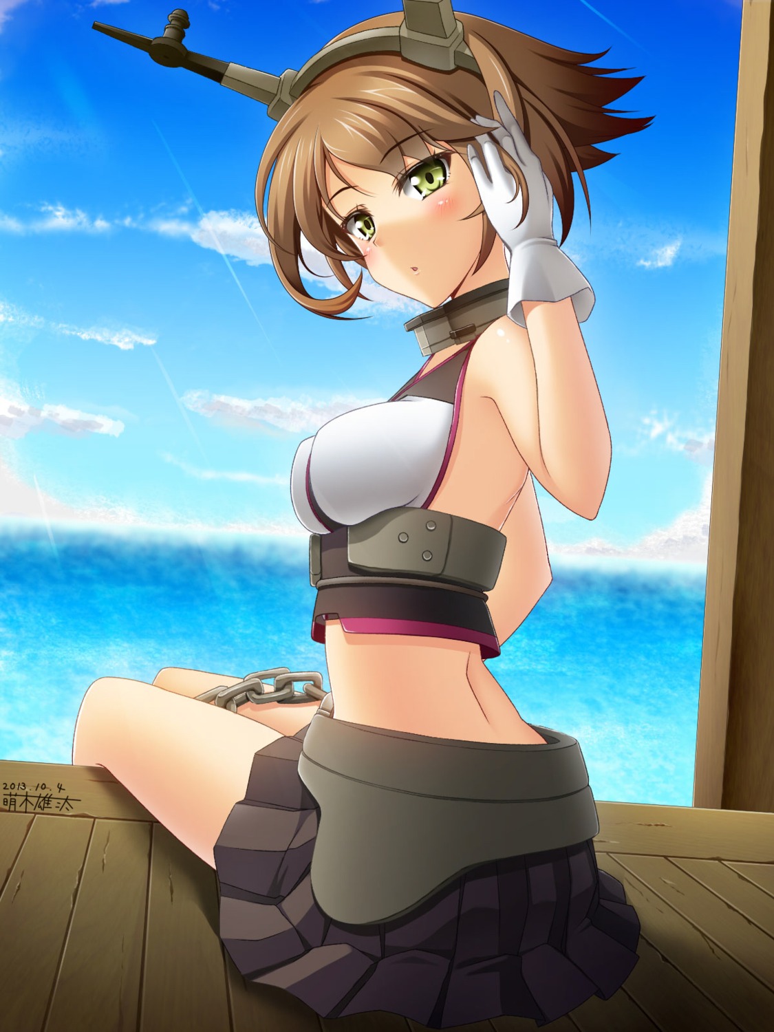 kantai_collection moeki_yuuta mutsu_(kancolle)