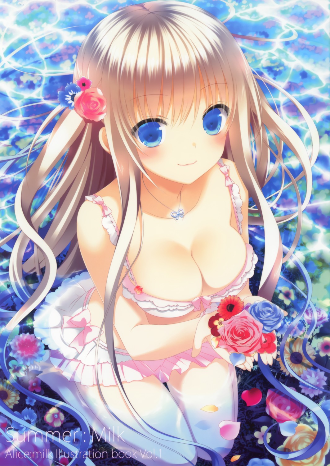 alice:milk bikini cleavage makita_maki swimsuits