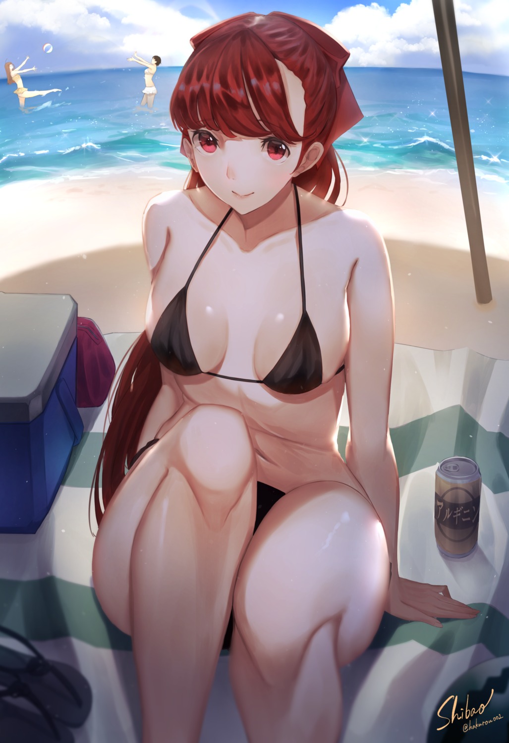 bikini gedou_hakurou persona_5 swimsuits yoshizawa_kasumi