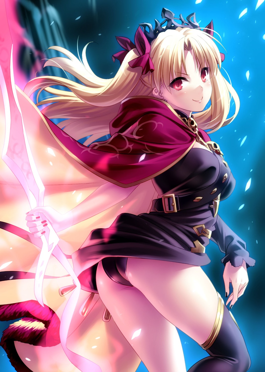 ass ereshkigal_(fate/grand_order) fate/grand_order pantsu thighhighs zen