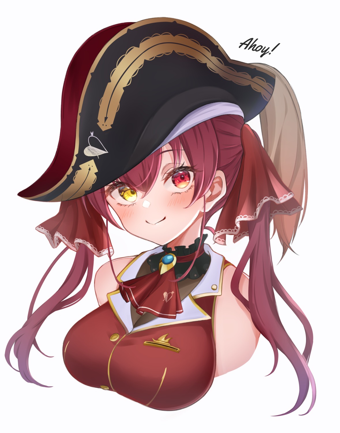 heterochromia higashigure hololive houshou_marine pirate