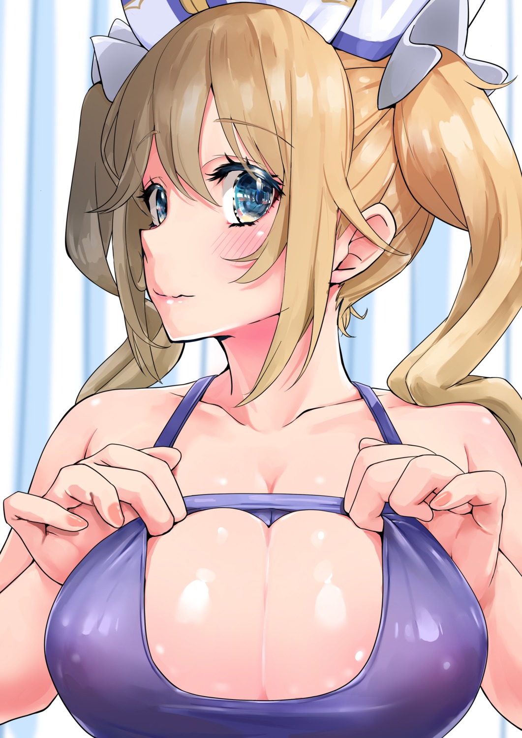 areola barbara_(genshin_impact) erect_nipples genshin_impact kntrs_(knyrs) see_through swimsuits