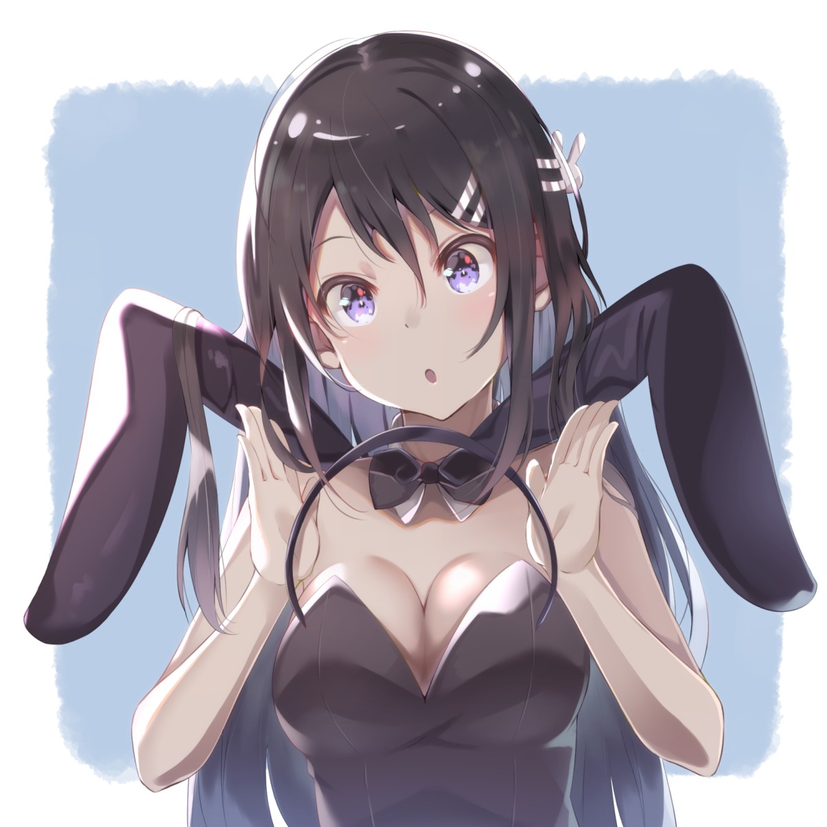 akausuko animal_ears bunny_ears bunny_girl cleavage sakurajima_mai seishun_buta_yarou