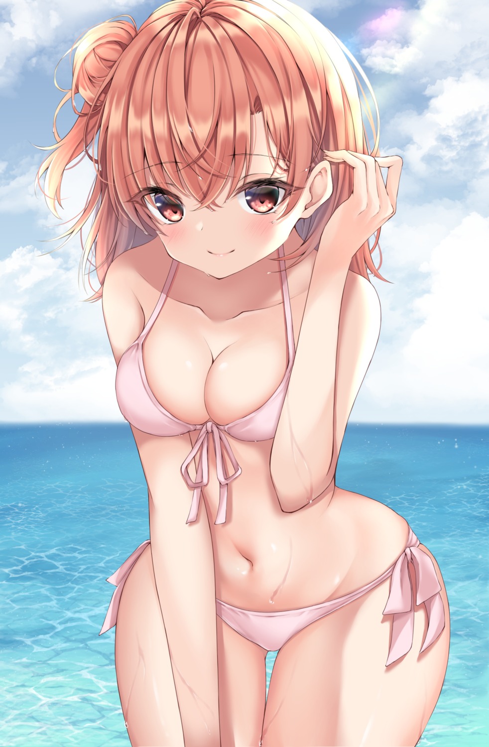 bikini nakaji_(artist) swimsuits yahari_ore_no_seishun_lovecome_wa_machigatteiru. yuigahama_yui