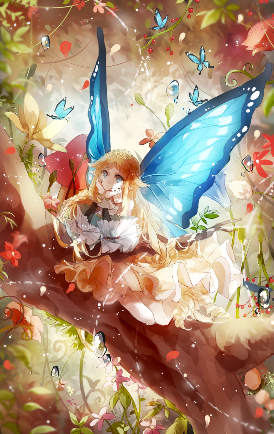 cui_(jidanhaidaitang) merc_storia pointy_ears wings