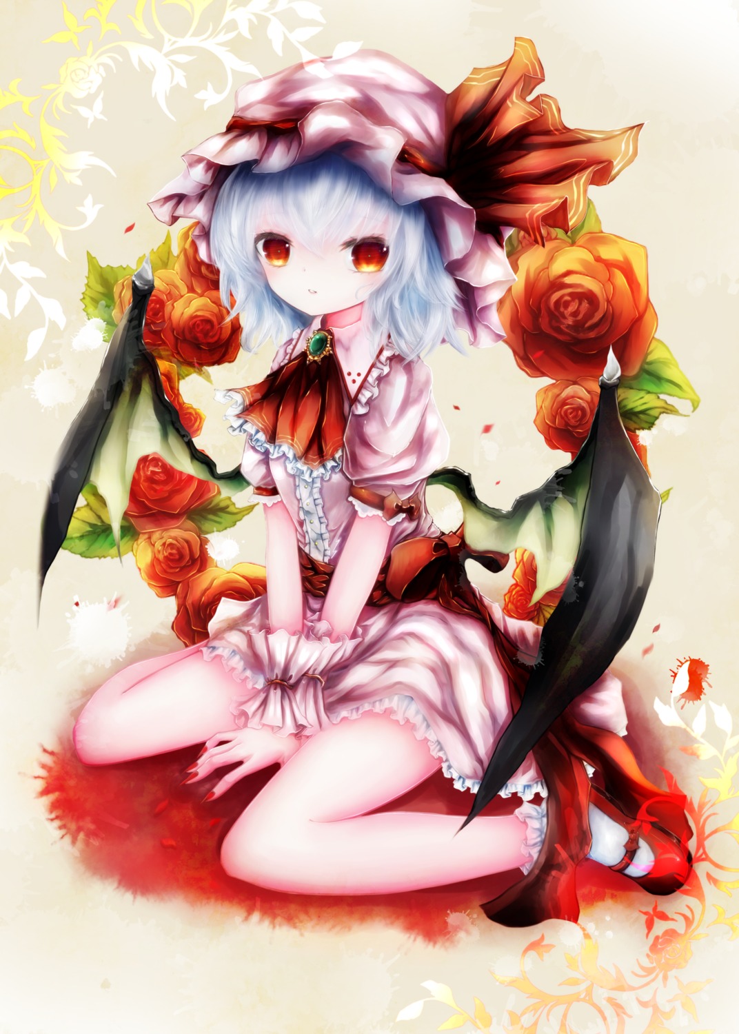 basilis9 remilia_scarlet touhou wings