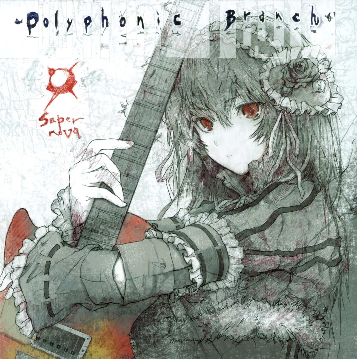 disc_cover fuyuno_haruaki guitar lolita_fashion techno_fuyuno