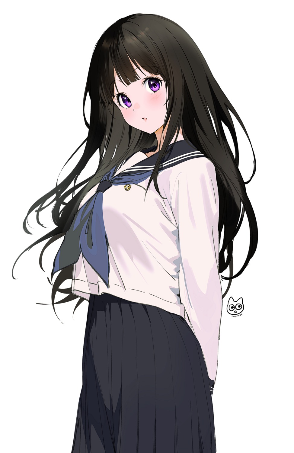 chitanda_eru hyouka mery_(yangmalgage) seifuku