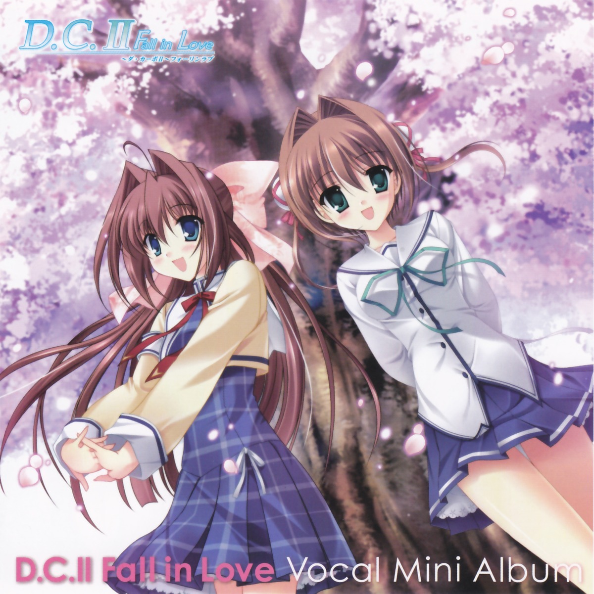 asakura_otome asakura_yume circus da_capo da_capo_(series) da_capo_ii disc_cover kayura_yuka seifuku tanihara_natsuki