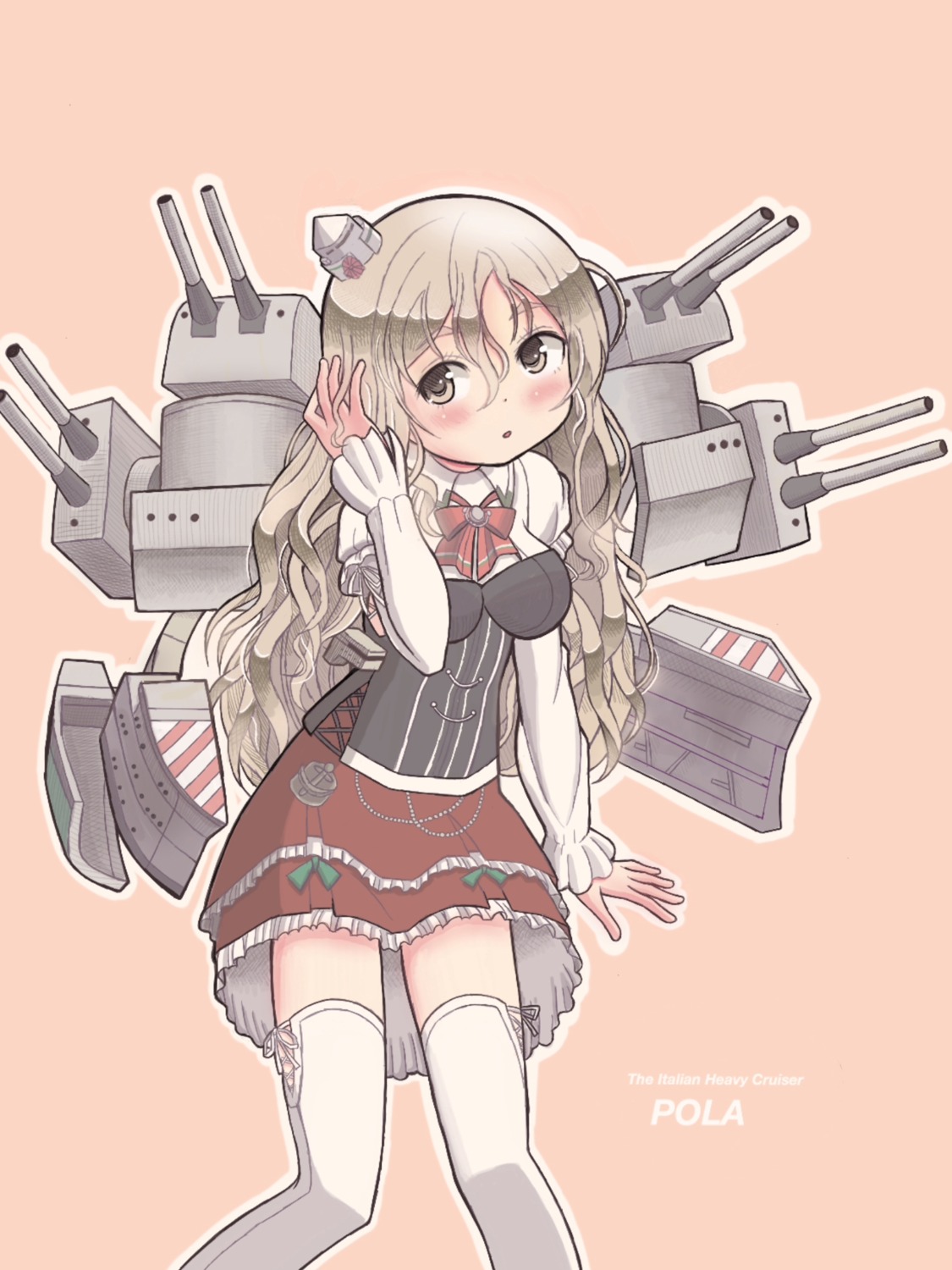 kantai_collection mikoko1 pola_(kancolle) thighhighs weapon