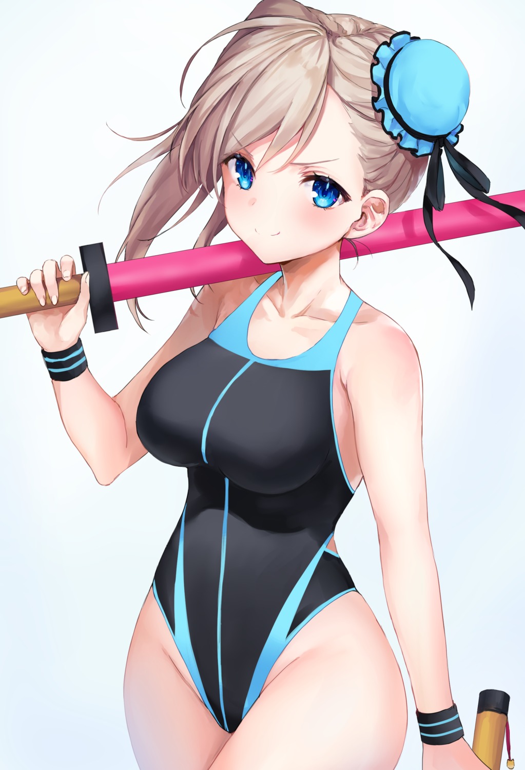 fate/grand_order ishita_umi miyamoto_musashi_(fate/grand_order) swimsuits sword