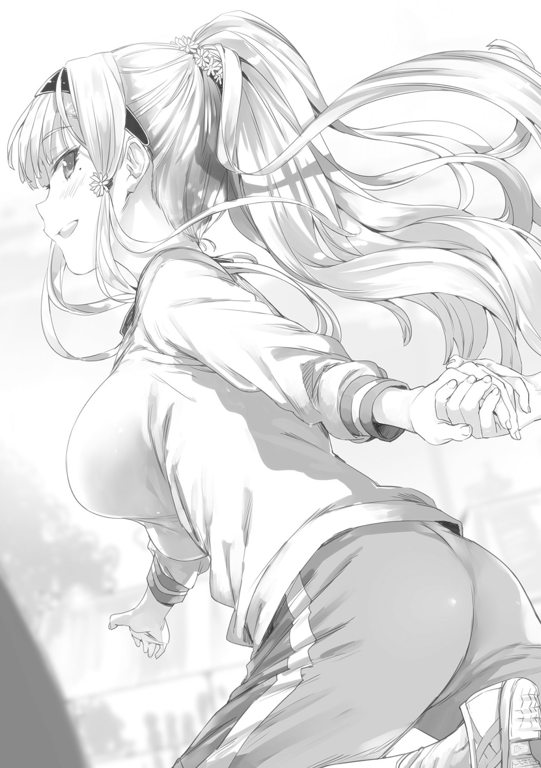 ass buriki gym_uniform monochrome ore_wo_suki_nano_wa_omae_dake_ka_yo