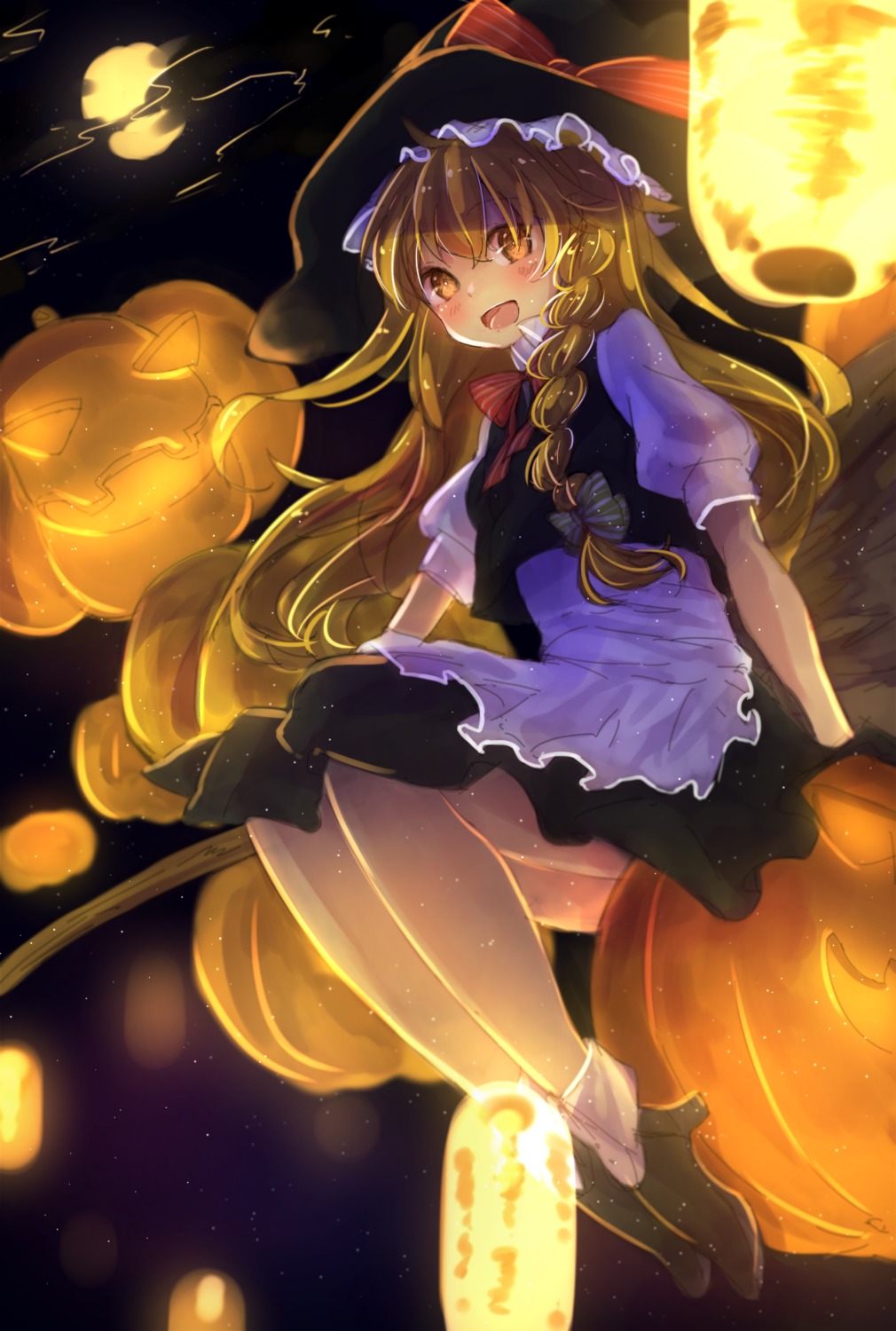 g-buri halloween heels kirisame_marisa touhou witch