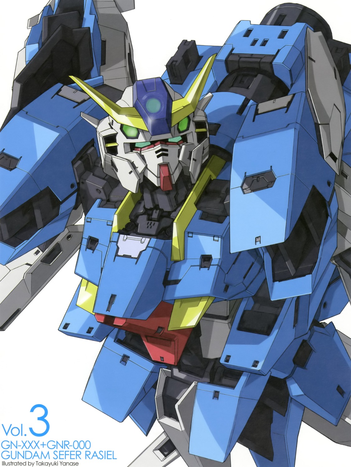 gundam gundam_00 gundam_00p mecha sefer_rasiel yanase_takayuki