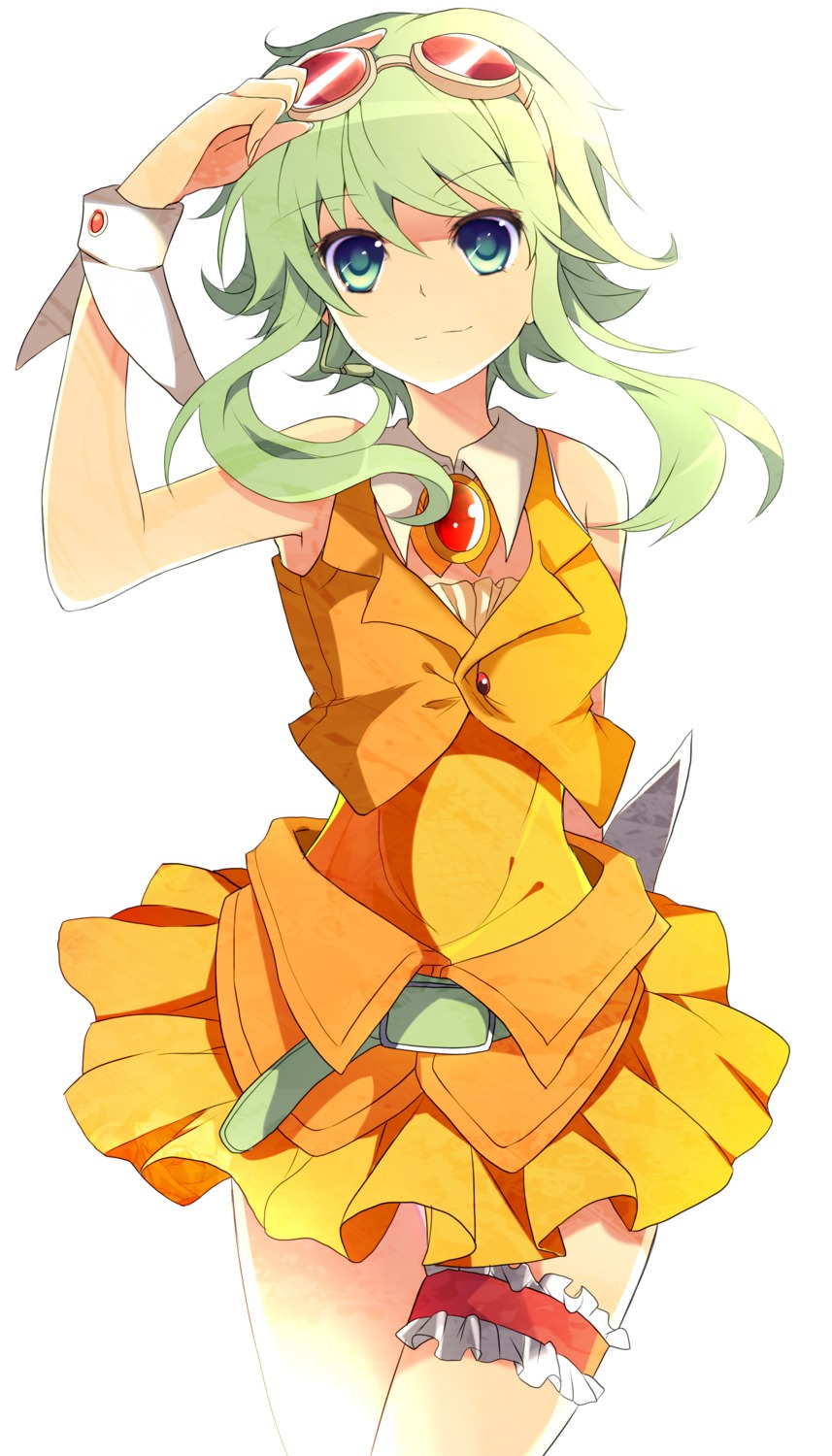 enje_(pixiv3289887) garter gumi vocaloid