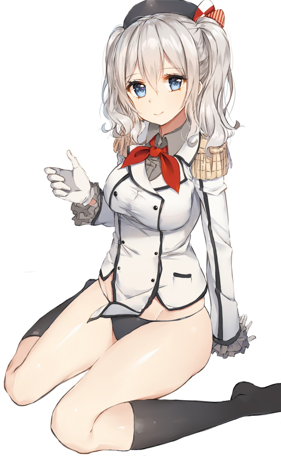 kantai_collection kashima_(kancolle) pantsu rikoma uniform