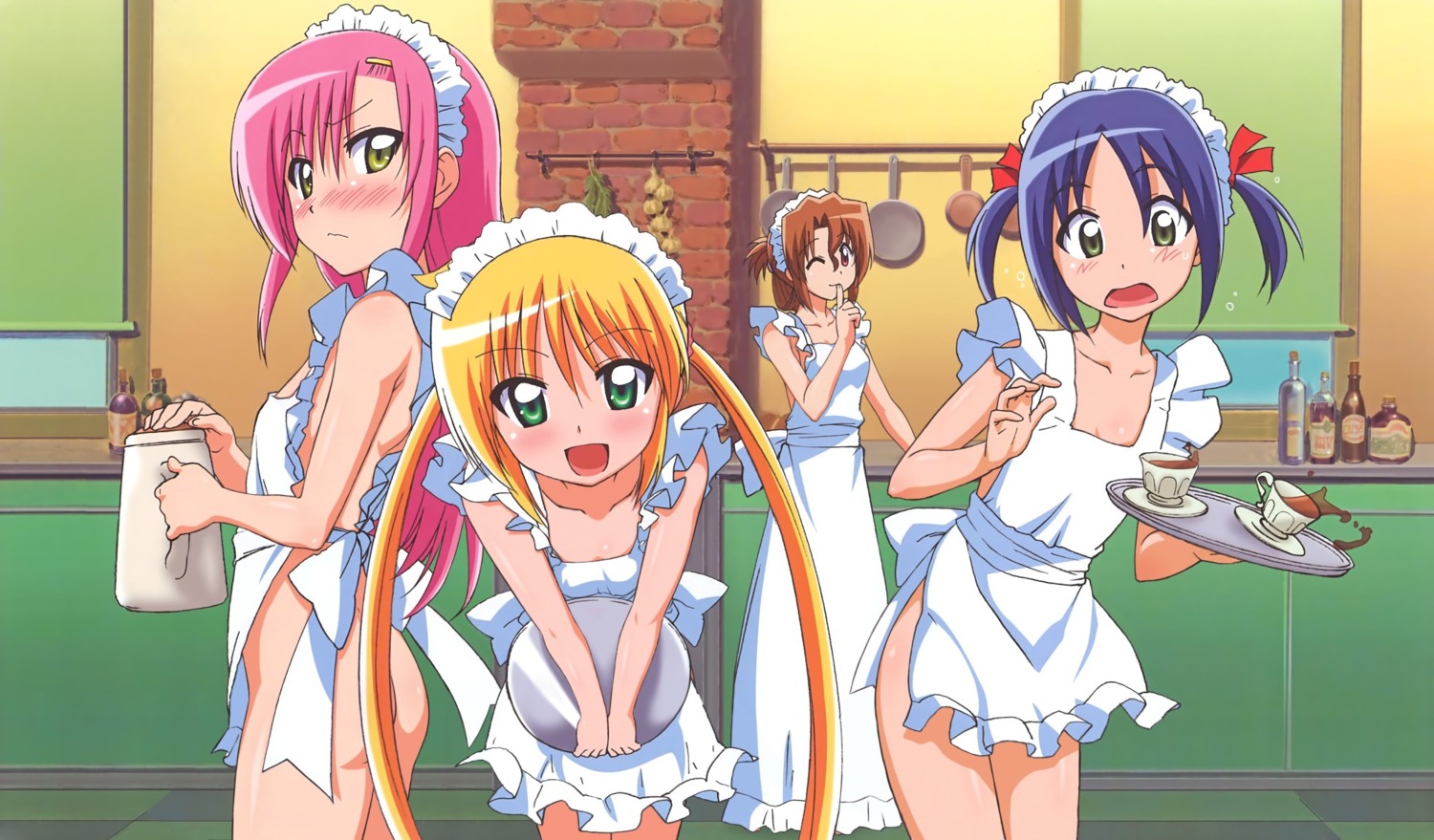 hayate_no_gotoku katsura_hinagiku loli maid maria naked_apron nishizawa_ayumu photoshop sanzenin_nagi