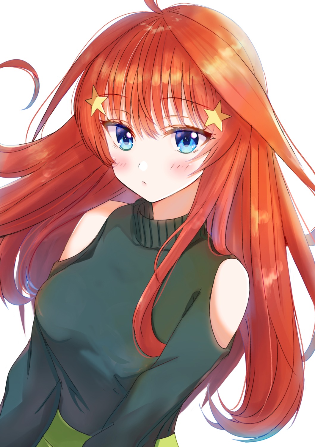 5-toubun_no_hanayome nakano_itsuki rei_(ilust9999) sweater