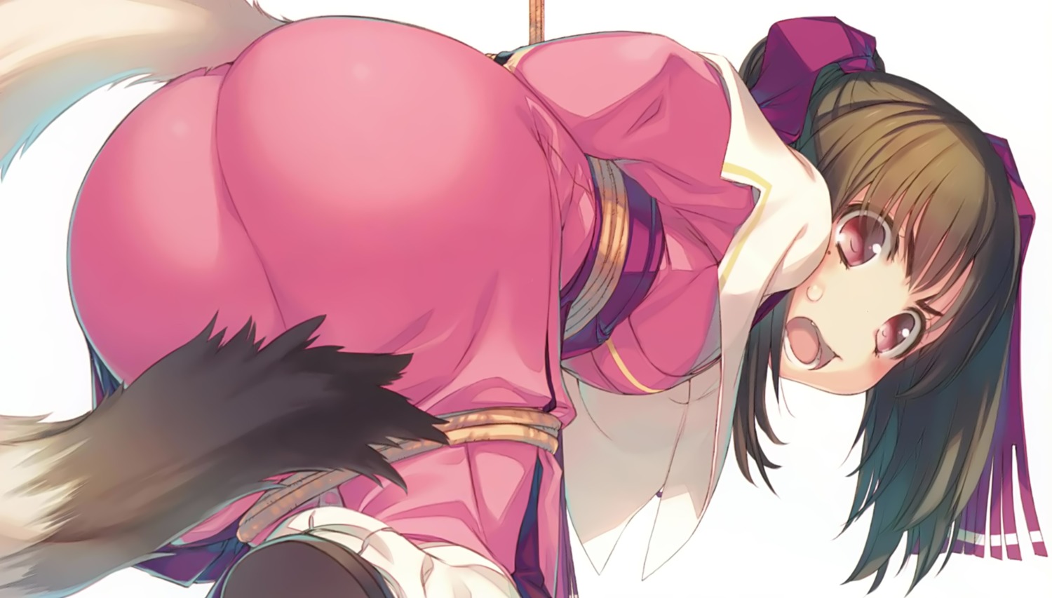 aquaplus ass bondage kimono nekone_(utawarerumono) tagme tail utawarerumono utawarerumono_itsuwari_no_kamen