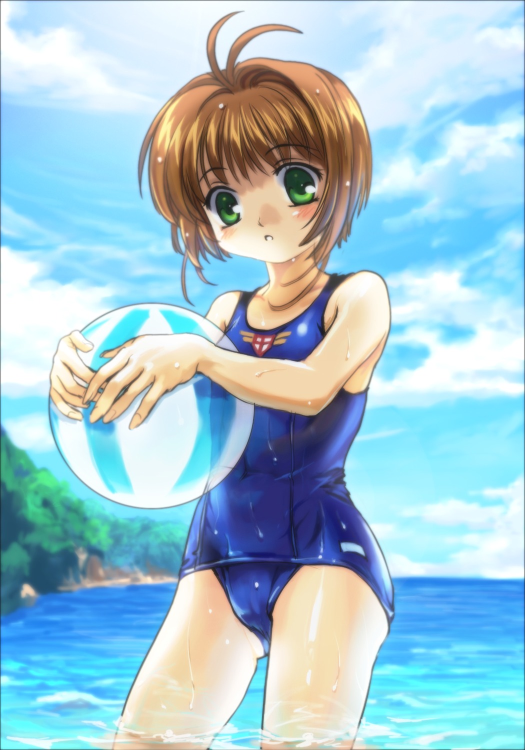 card_captor_sakura kinomoto_sakura moonknives school_swimsuit swimsuits