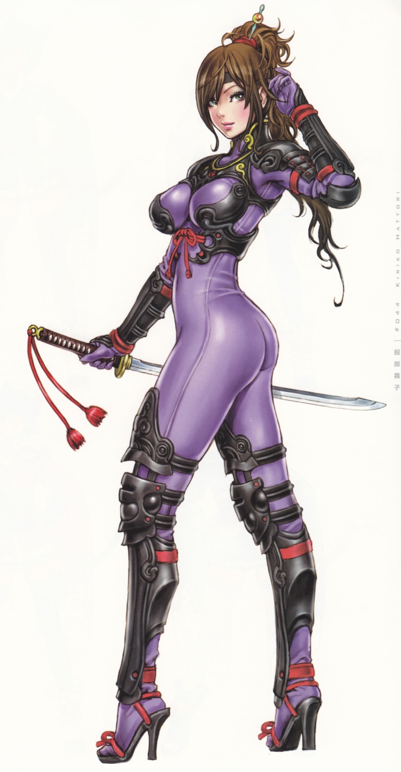 bodysuit hattori_kiriko sword yamashita_shunya