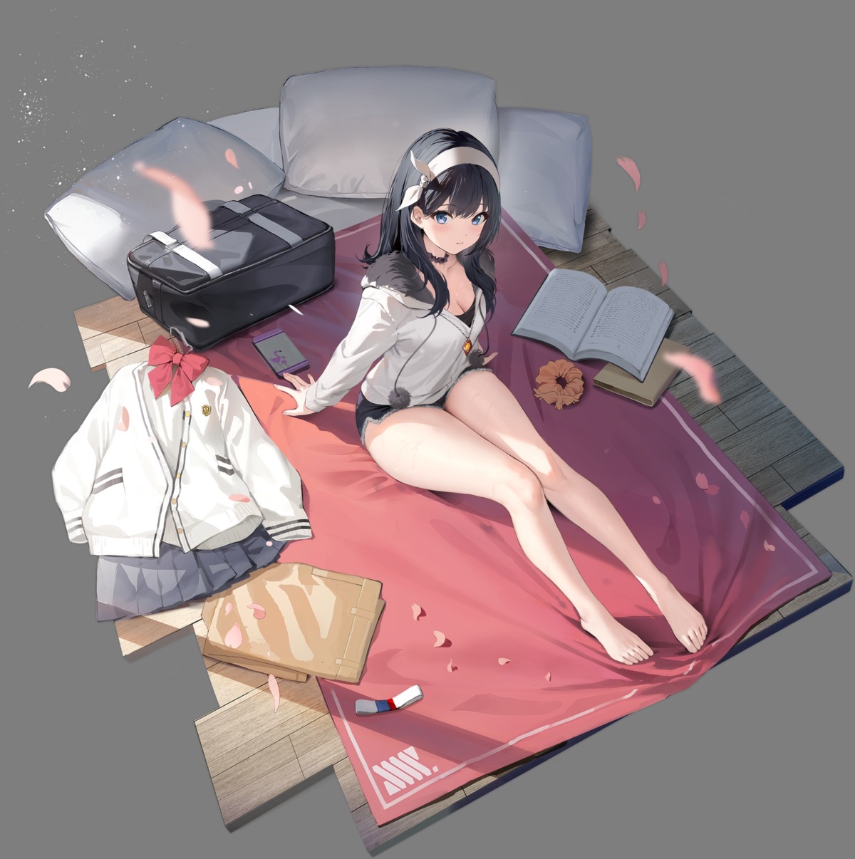 azur_lane cleavage kurumi_(recycllamo) ssss.gridman takarada_rikka transparent_png