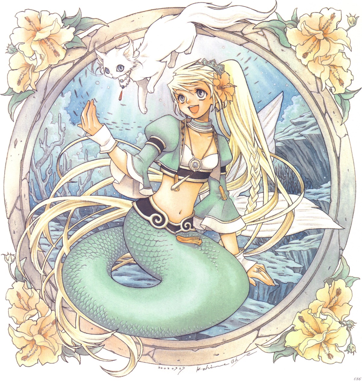 mermaid monster_girl ouse_kohime