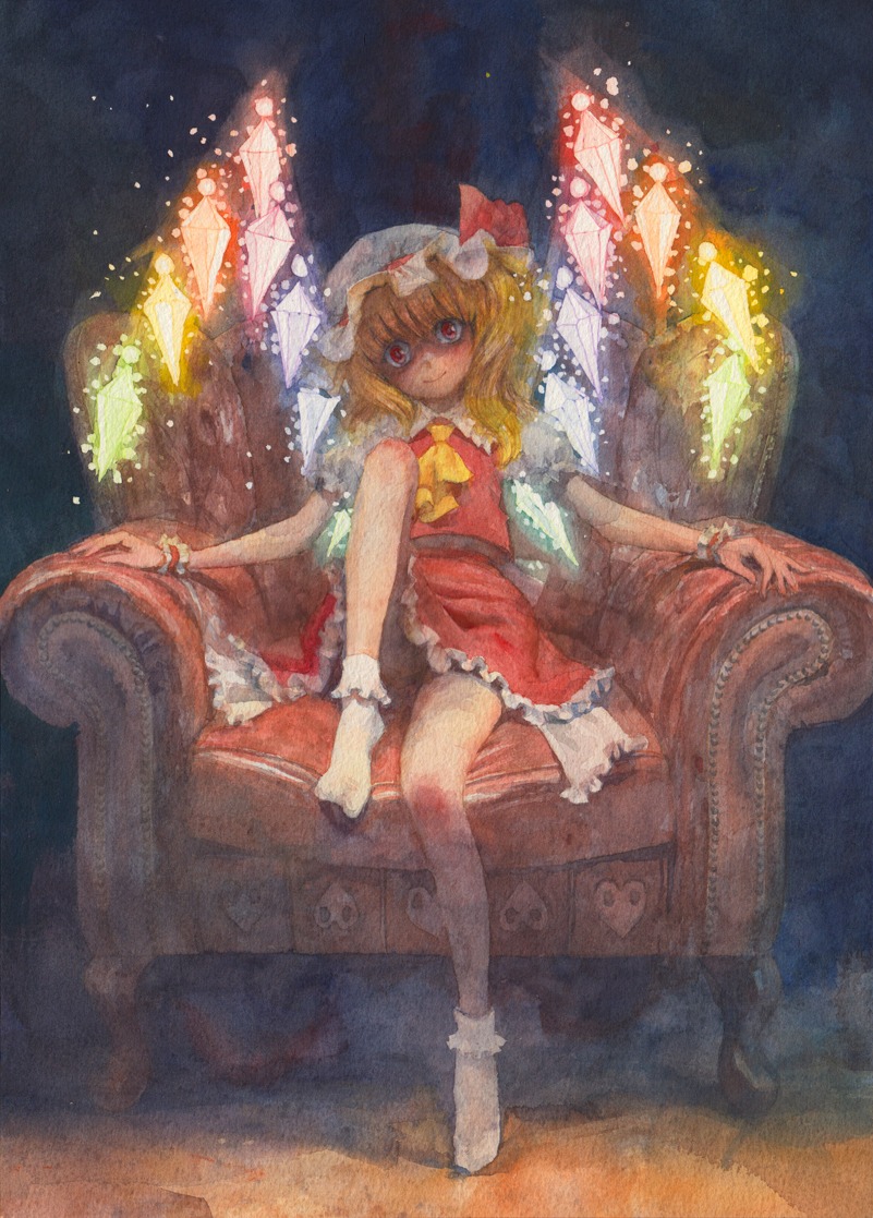 flandre_scarlet misawa_hiroshi touhou wings