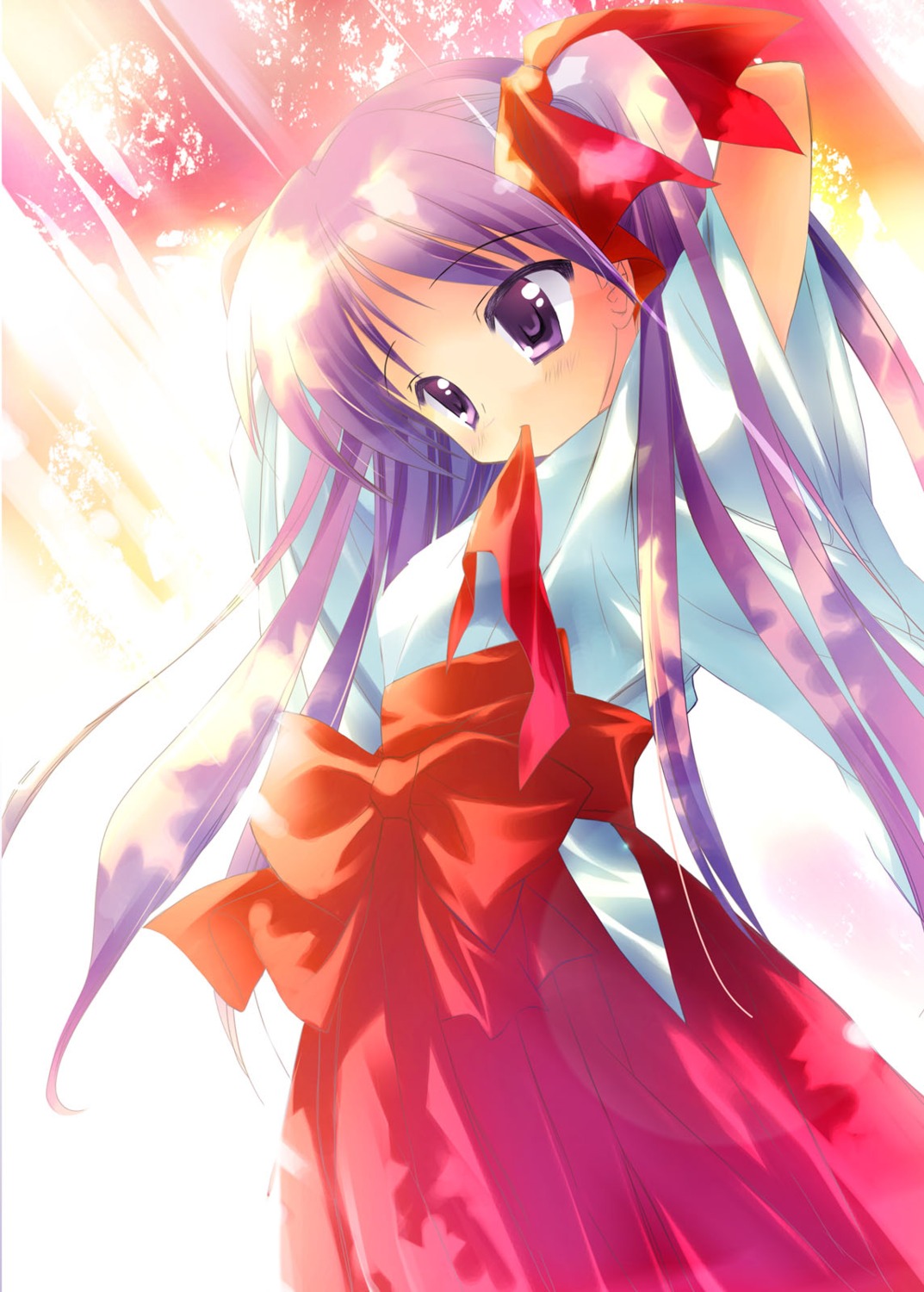 hiiragi_kagami jpeg_artifacts lucky_star miko rei