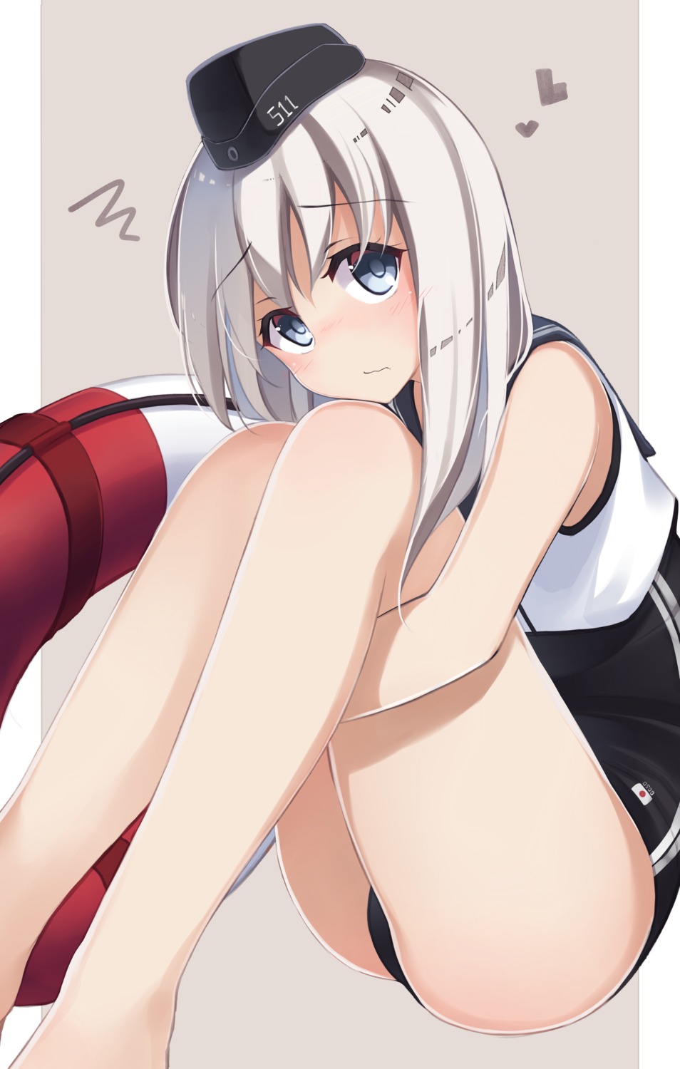 kantai_collection netarou swimsuits u-511