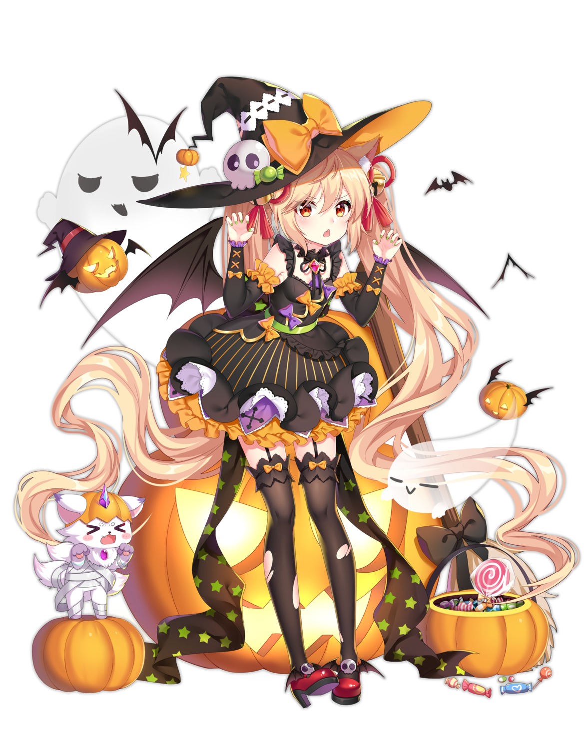 animal_ears halloween heels stockings tagme thighhighs witch