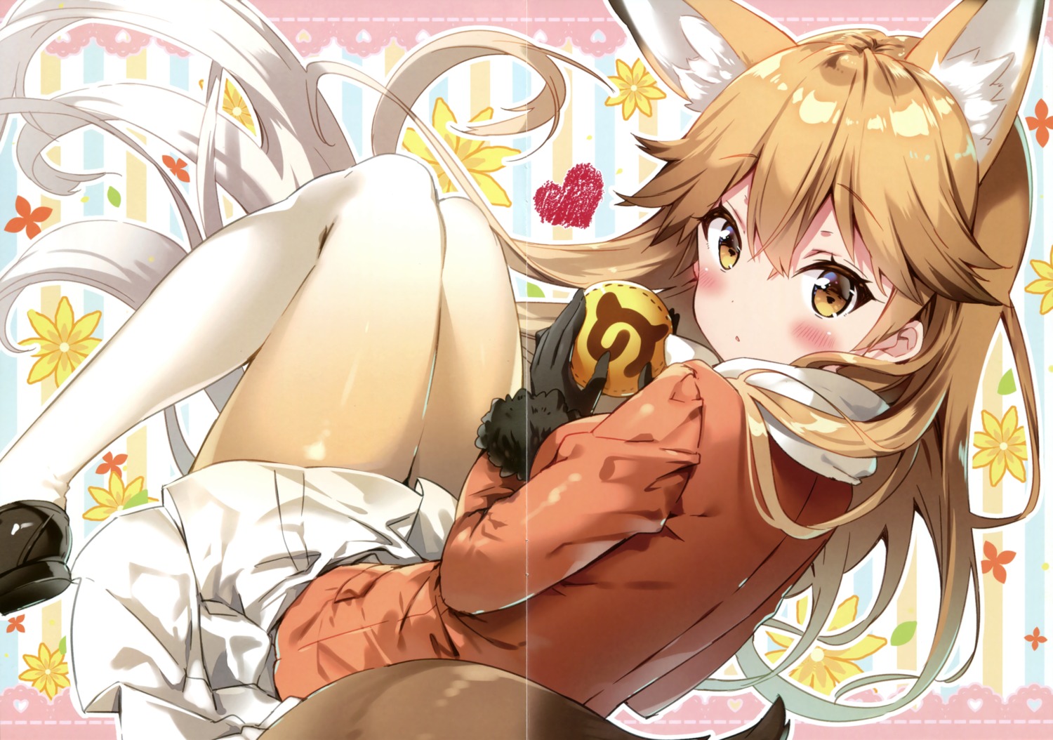 animal_ears eterna-radiare ezo_red_fox fixme gap kemono_friends pantyhose riichu tail