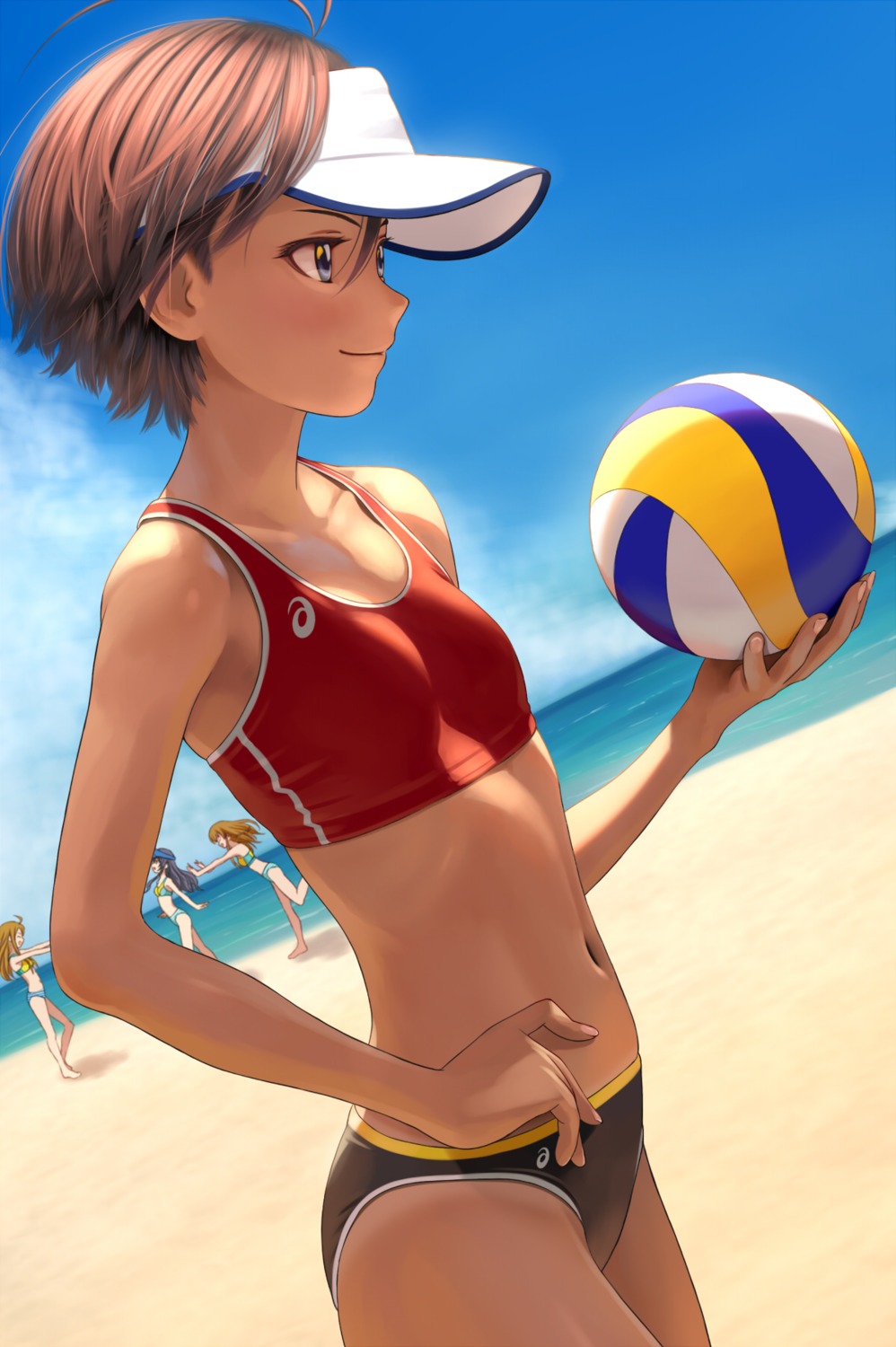 bikini kikuchi_makoto nekopuchi swimsuits the_idolm@ster