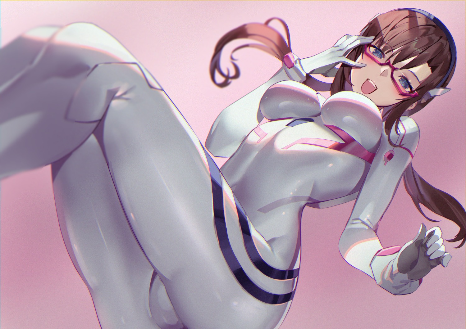 bodysuit makinami_mari_illustrious megane neon_genesis_evangelion yoshimoto_(dear_life)