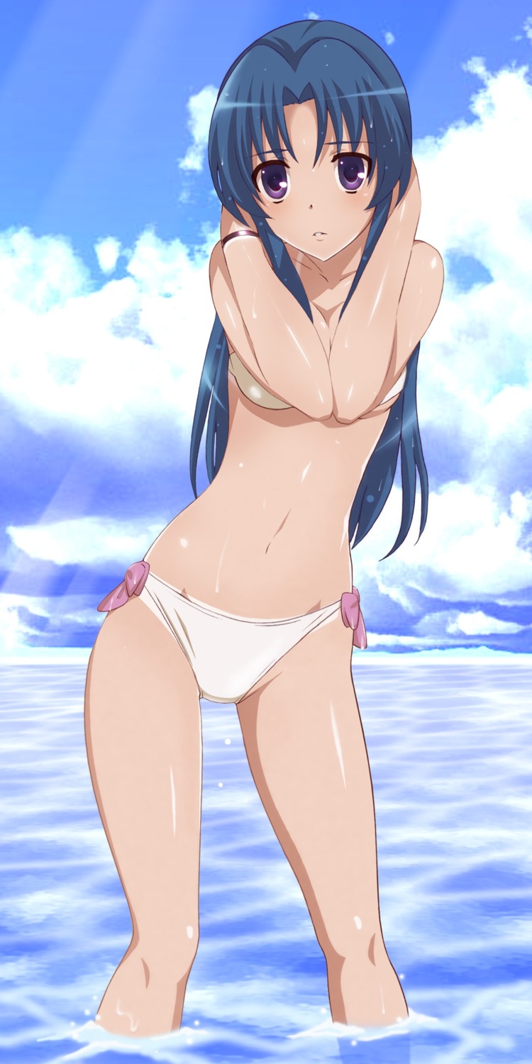 bikini cleavage jet_yowatari kawashima_ami swimsuits tan_lines toradora!