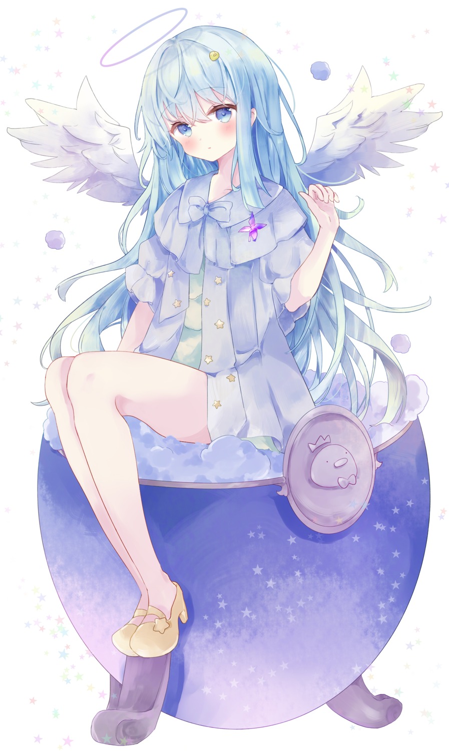 angel heels tsukiyo_(skymint) wings