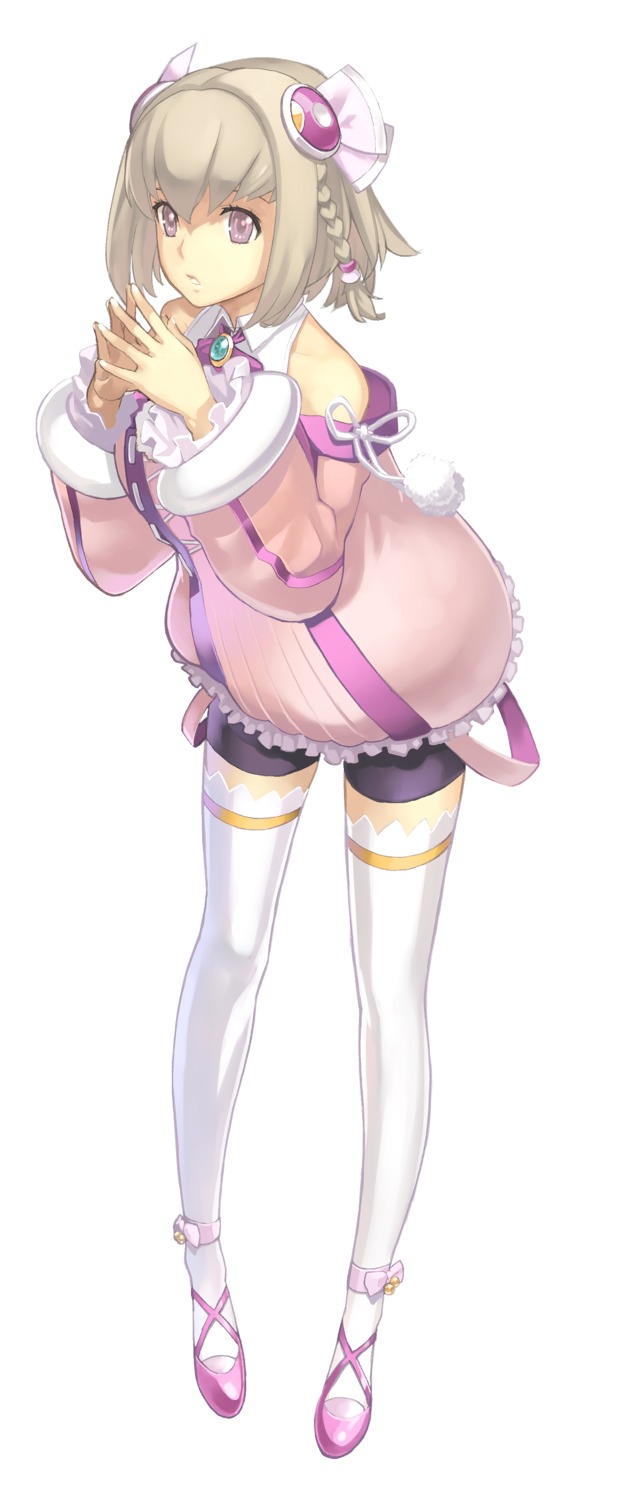 ar_tonelico ar_tonelico_3 nagi_ryou saki_(ar_tonelico) thighhighs